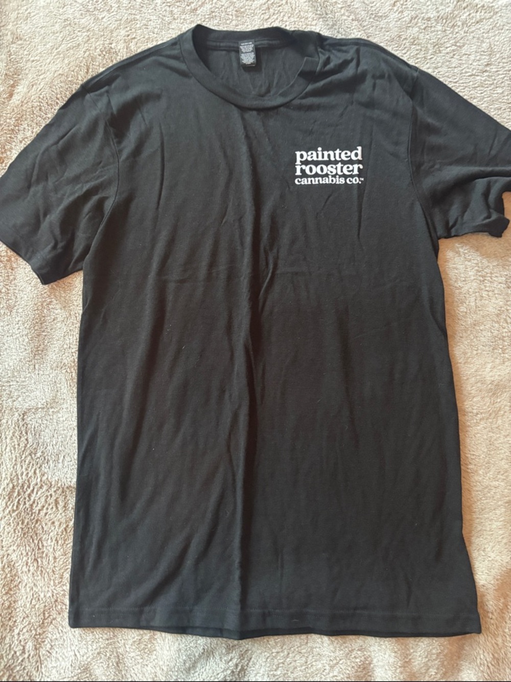 Painted Rooster Cannabis Co. Black Logo Tee